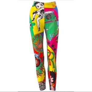 *SOLD* VERSACE vintage Betty Boop Leggings